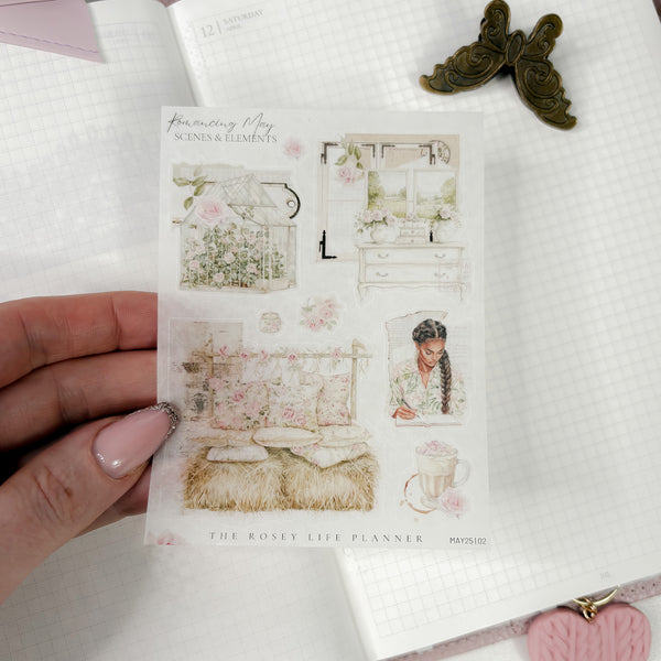 DECO STICKERS  | SHEET 2 | CLEAR/ MATTE  | MAY25 COLLECTION