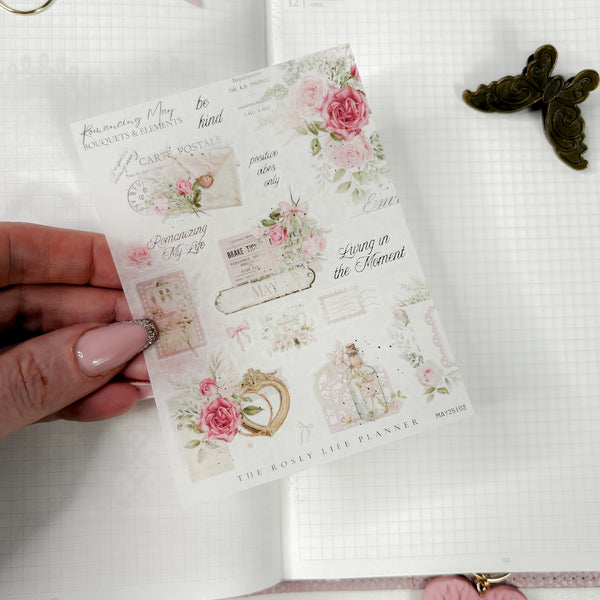 DECO STICKERS  | SHEET 3 | CLEAR/ MATTE  | MAY25 COLLECTION