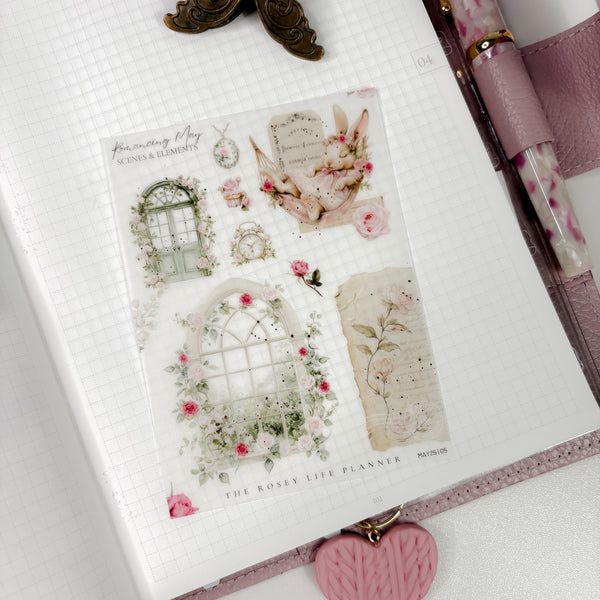 DECO STICKERS  | SHEET 5 | CLEAR/ MATTE  | MAY25 COLLECTION