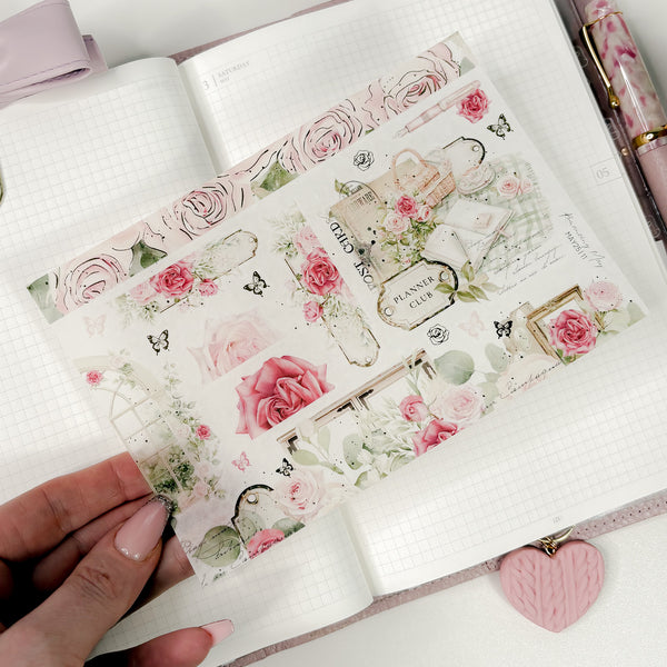 WASHI STICKERS  | SHEET 11 | CLEAR/ MATTE  | MAY25 COLLECTION