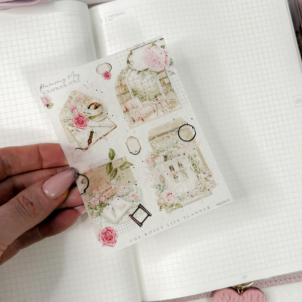 DECO STICKERS  | SHEET 13 | CLEAR/ MATTE  | MAY25 COLLECTION