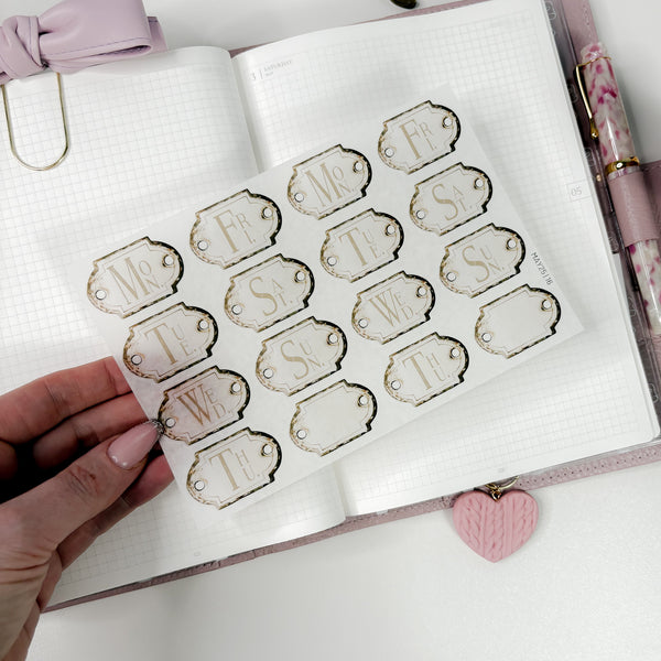STICKERS  | SHEET 16 | CLEAR/ MATTE  | MAY25 COLLECTION