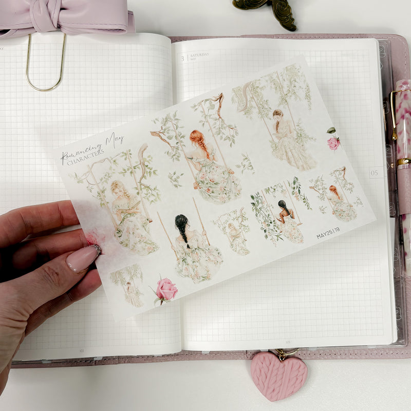 STICKERS  | SHEET 19 | CLEAR/ MATTE  | MAY25 COLLECTION