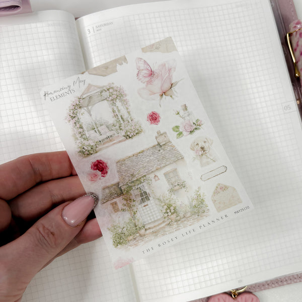 DECO STICKERS  | SHEET 20 | CLEAR/ MATTE  | MAY25 COLLECTION