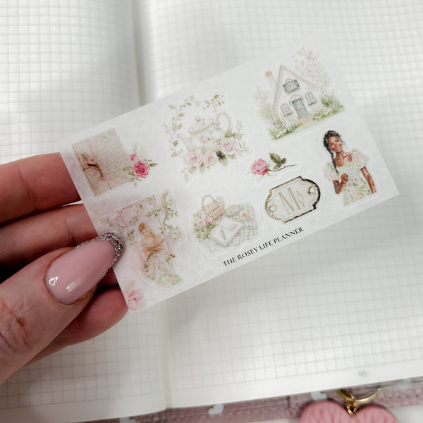 MAY25 | MINI SHEET CLEAR MATTE - SCRIPT