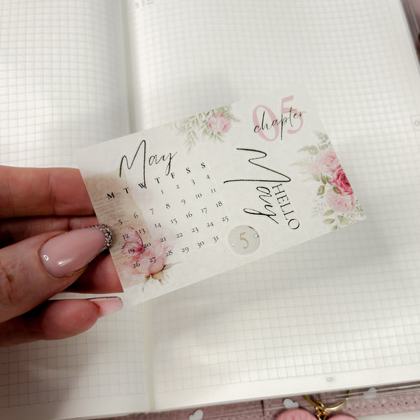 MAY25 | MINI SHEET CLEAR MATTE - SCRIPT