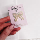 LACE BOW MAGNET CHARM | SHABBY CHIC COLLECTION