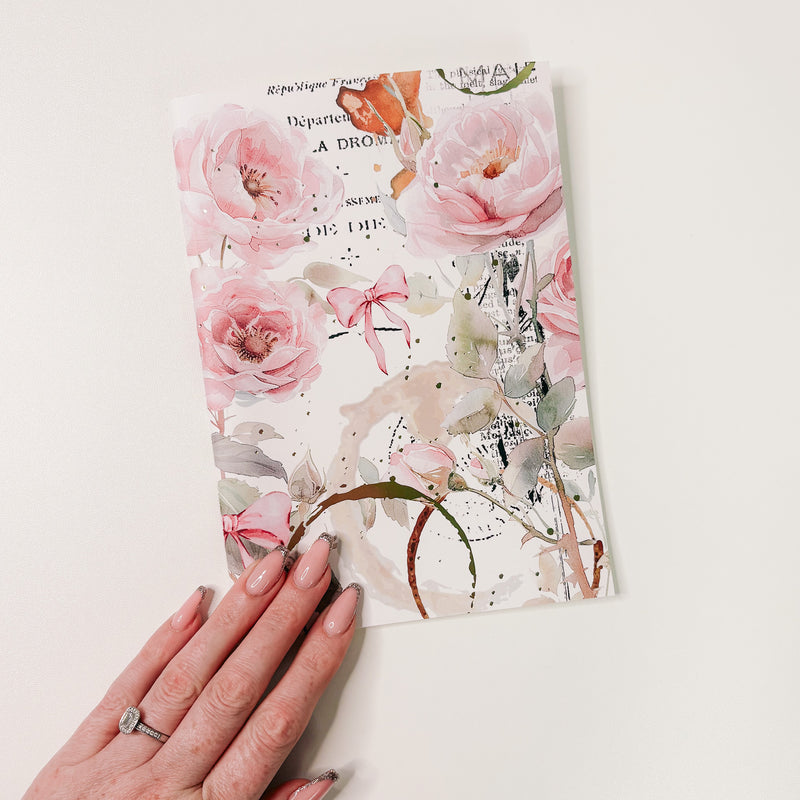REUSABLE STICKER BOOK | SEWN BOUND | GOLD | COFFEE & PLANNING 3.0