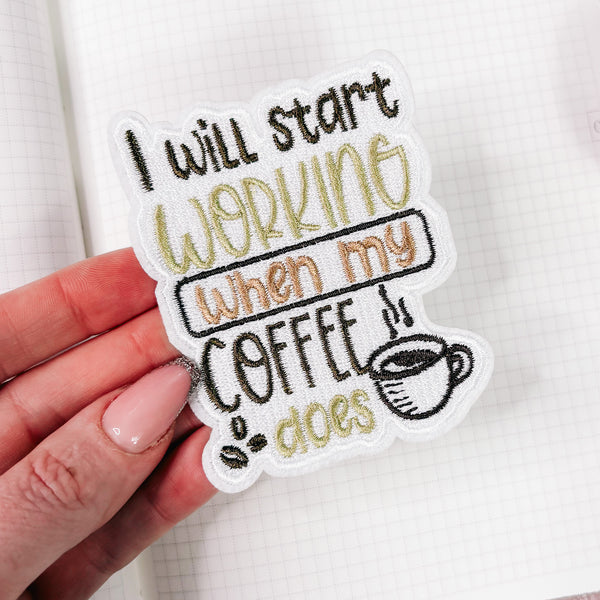 Coffee & Planning 3.0 | Iron-on Patch