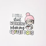 SHIRT TRANSFER STICKERS | Coffee & Planning 4.0