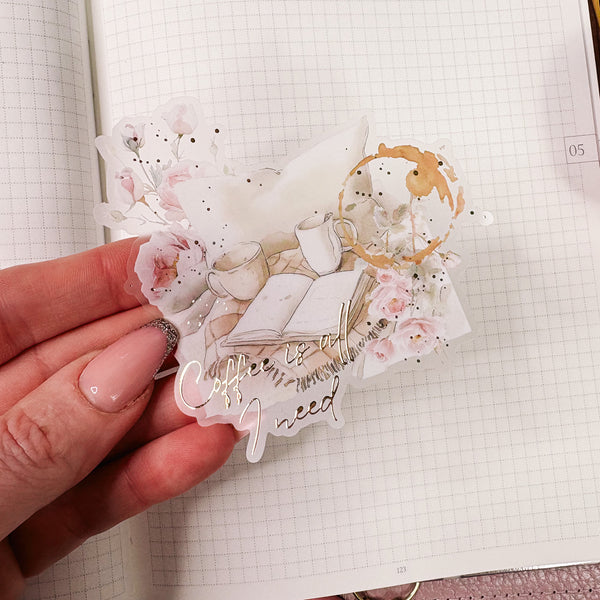 DIE CUT STICKER | COFFEE & PLANNING 3.0 COLLECTION