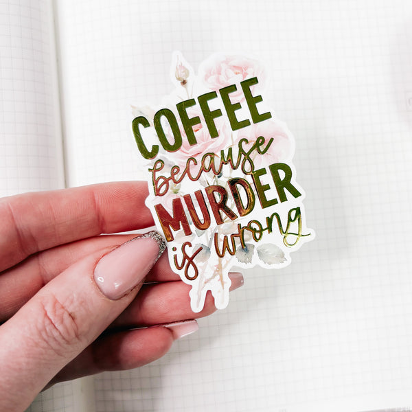 DIE CUT STICKER | COFFEE & PLANNING 3.0 COLLECTION