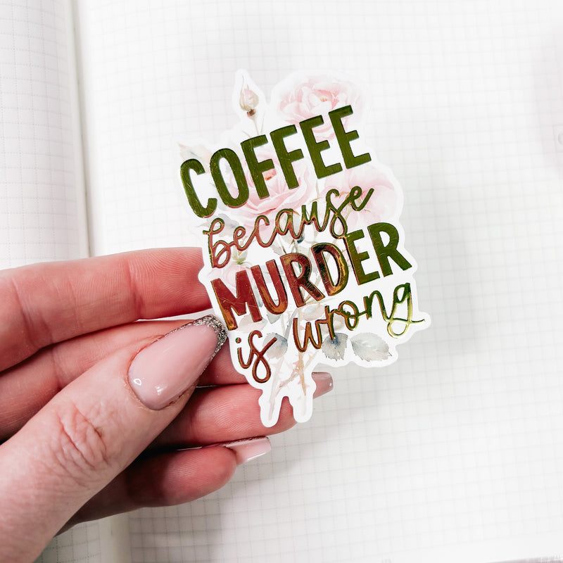 DIE CUT STICKER | COFFEE & PLANNING 3.0 COLLECTION