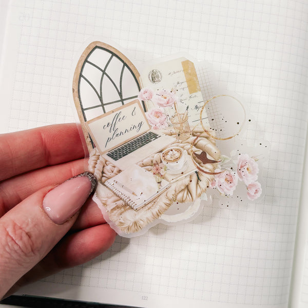 DIE CUT STICKER | COFFEE & PLANNING 3.0 COLLECTION