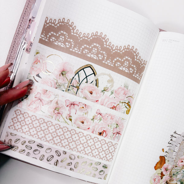 Coffee Lace Pet Tape - 5cm x 5 meter roll | Coffee and Planning 3.0