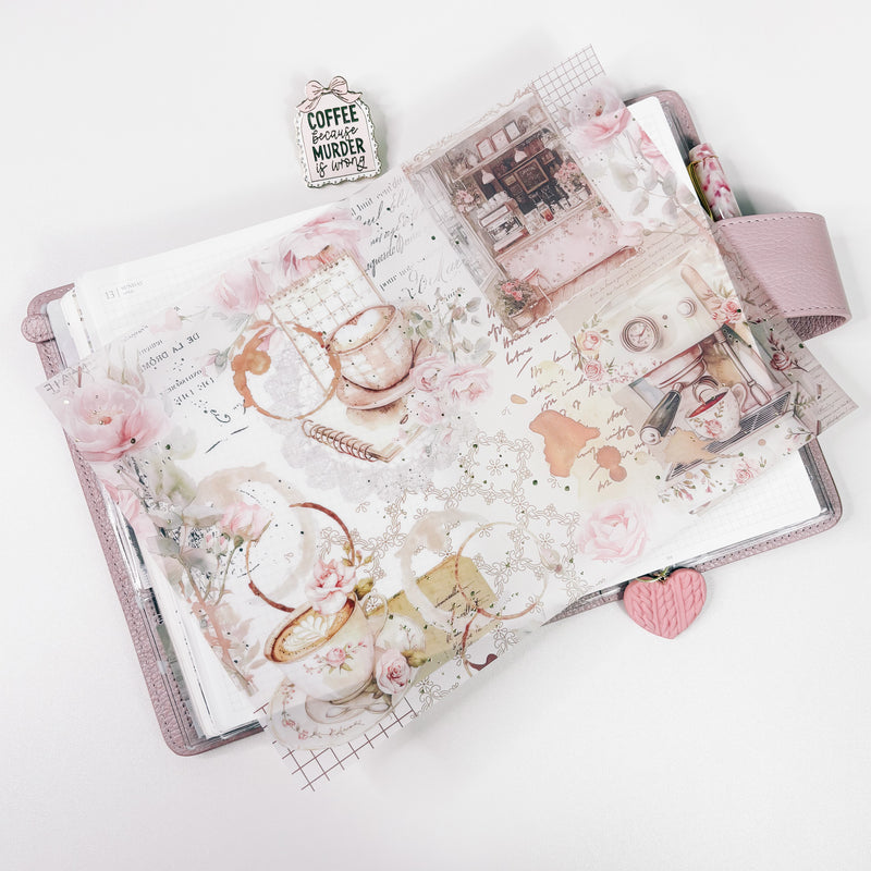 A4 DECO SHEET | COFFEE & PLANNING 3.0 - VELLUM