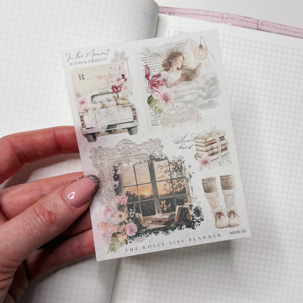 DECO STICKERS  | SHEET 2 | CLEAR/ MATTE  | NOVEMBER 2025 COLLECTION