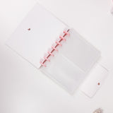 PINK STICKER STORAGE BOOK | OPTIONAL ROSE GOLD DISCS