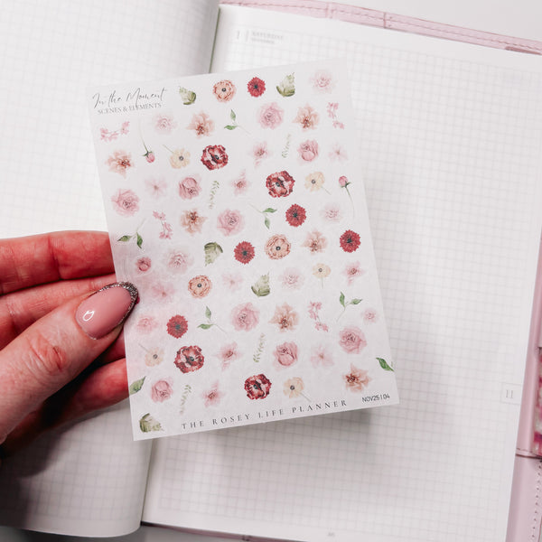 DECO STICKERS  | SHEET 4 | CLEAR/ MATTE  | NOVEMBER 2025 COLLECTION