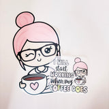 SHIRT TRANSFER STICKERS | Coffee & Planning 4.0
