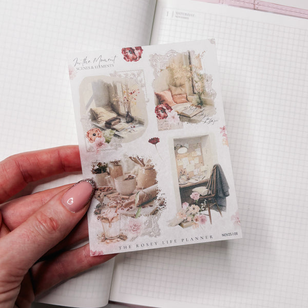 DECO STICKERS  | SHEET 6 | CLEAR/ MATTE  | NOVEMBER 2025 COLLECTION