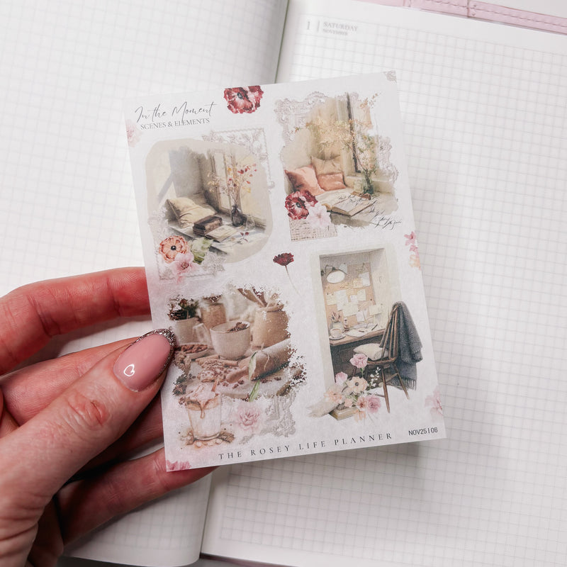 DECO STICKERS  | SHEET 6 | CLEAR/ MATTE  | NOVEMBER 2025 COLLECTION