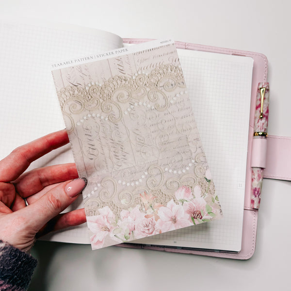 TEARABLE STICKER  | SHEET 17 | CLEAR  | NOVEMBER 25 COLLECTION