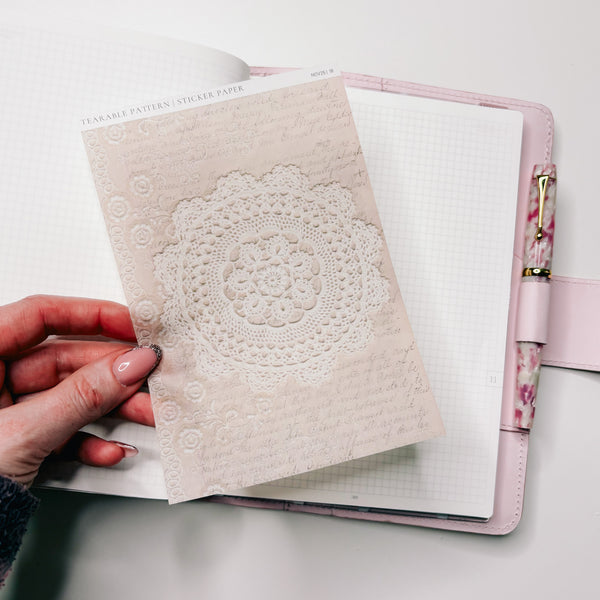 TEARABLE STICKER  | SHEET 18 | CLEAR  | NOVEMBER 25 COLLECTION