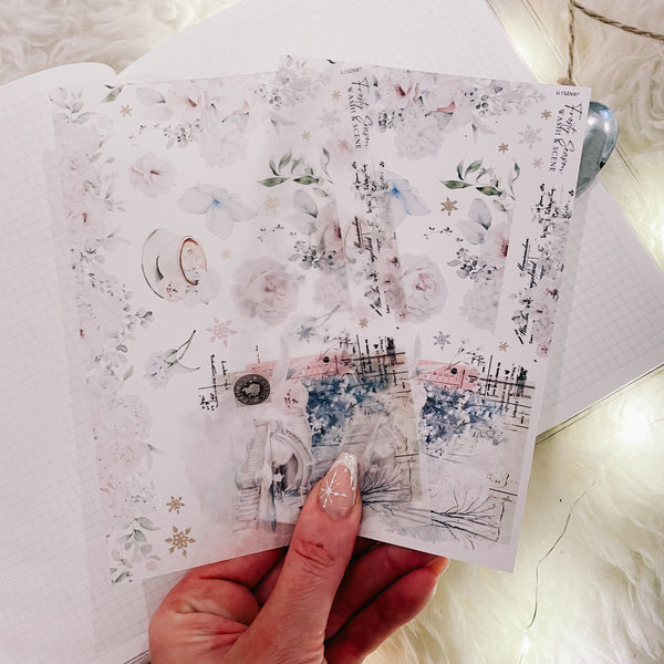 WASHI & SCENE STICKER SHEET | CLEAR/ MATTE | SH11 JAN25