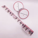 Washi Tape | With gold foil | Mouse Ears Girl | 10 m - 2.5 cm | Rosey Posey