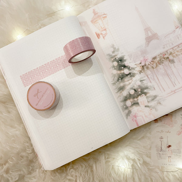 Washi Tape | 10 m - 2cm | PINK SWEATER PATTERN - PINK WINTER WONDERLAND COLLECTION