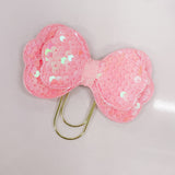 SEQUENCE BOW SHAPE PLANNER CLIP - LIGHT PINK