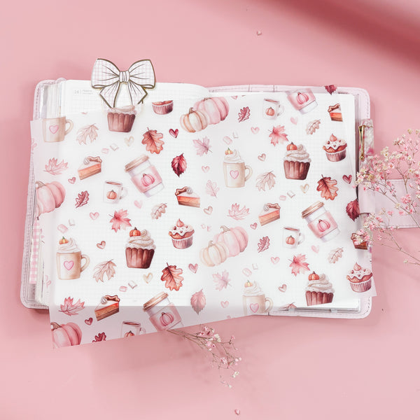 A4 DECO SHEET | VELLUM - COZY FALL 2.0