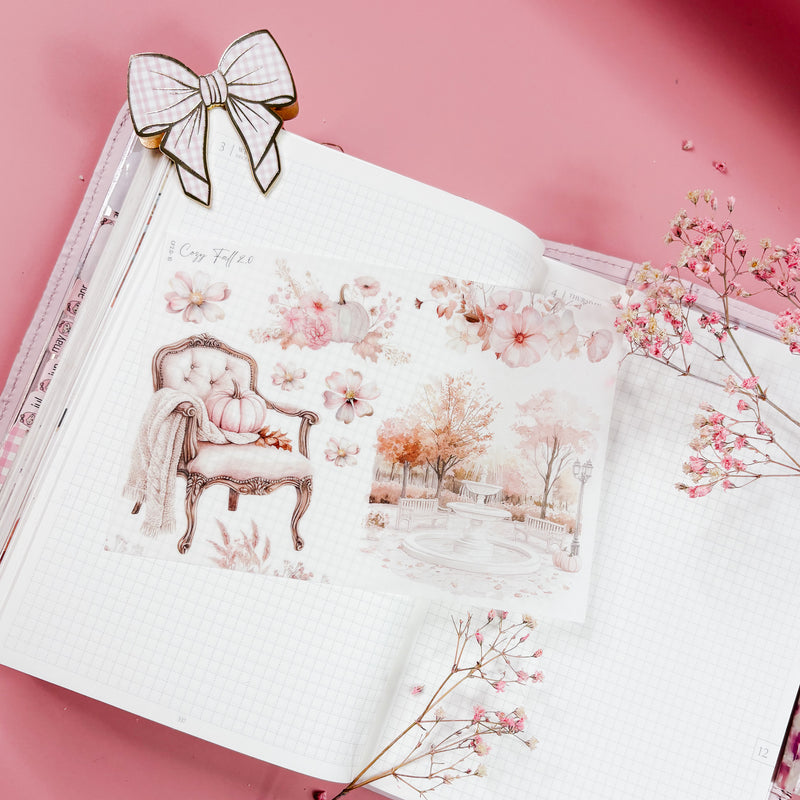 COZY FALL 2.0 COLLECTION | STICKERS 1-10 or ALL 10 BUNDLE DEAL | CLEAR MATTE