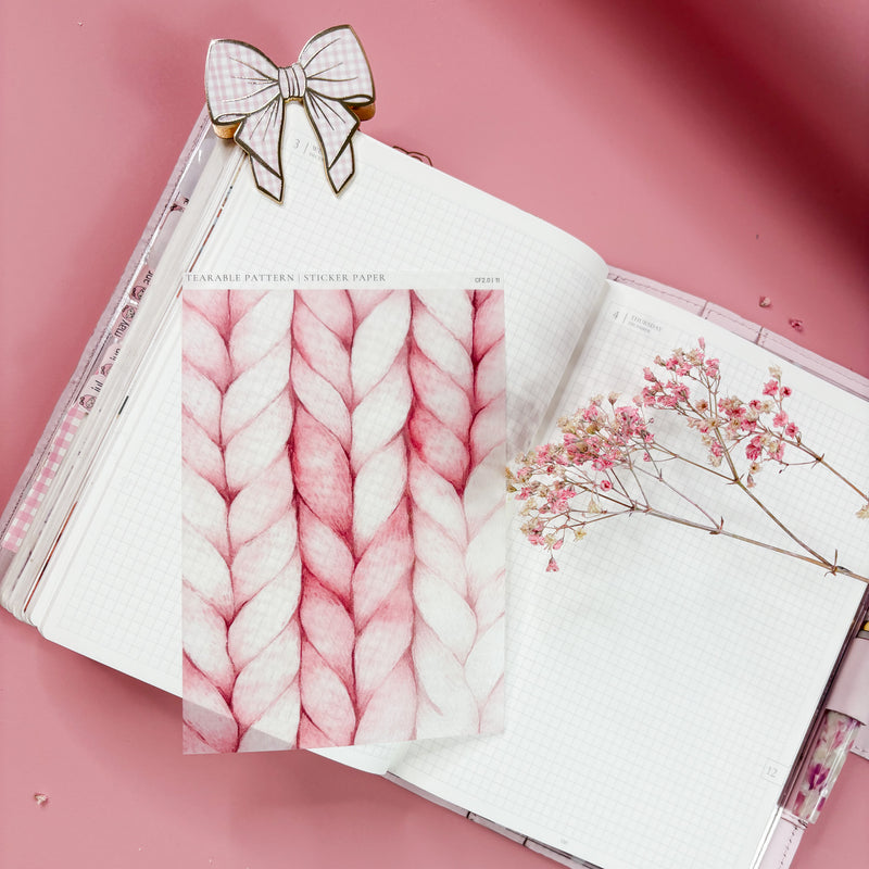 TEARABLE STICKER | SHEET 11 CLEAR | COZY FALL 2.0