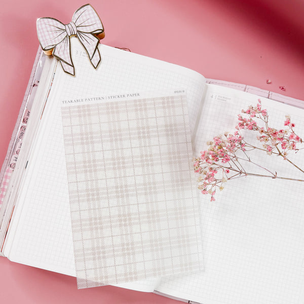 TEARABLE DASHBOARD | SHEET 13 CLEAR | COZY FALL 2.0