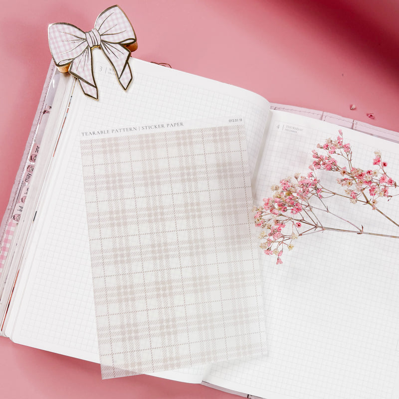 TEARABLE DASHBOARD | SHEET 13 CLEAR | COZY FALL 2.0