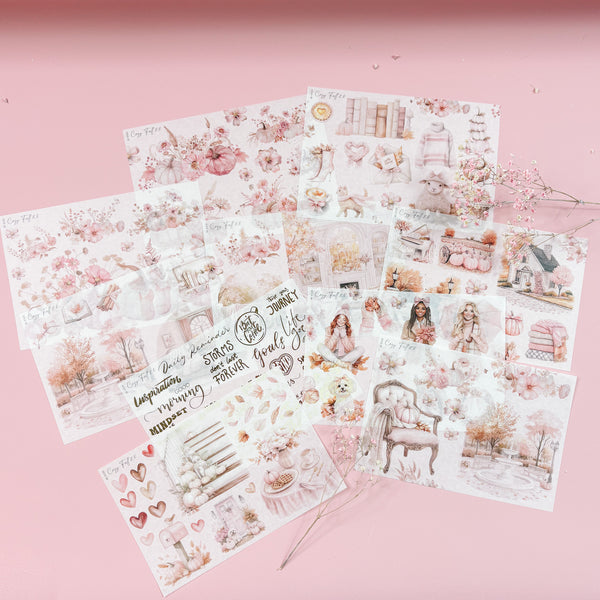 COZY FALL 2.0 COLLECTION | STICKERS 1-10 or ALL 10 BUNDLE DEAL | CLEAR MATTE