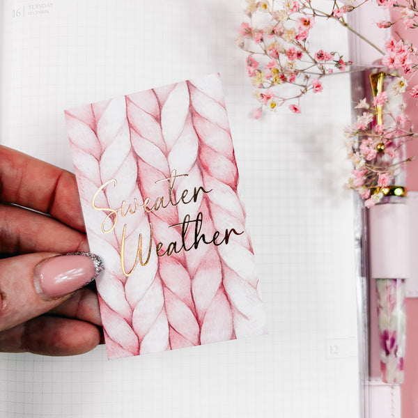 JOURNALING CARD | PLANNER DECO | COZY FALL 2.0