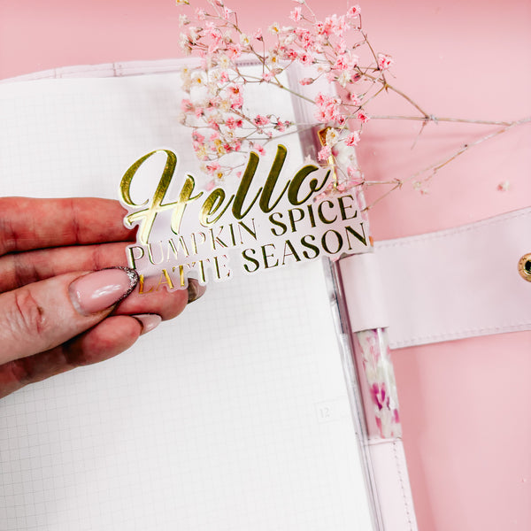DIE CUT STICKER |  COZY FALL 2.0 COLLECTION