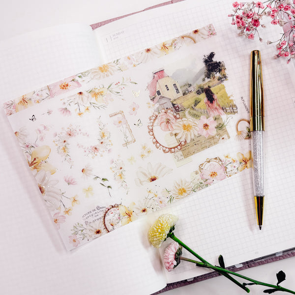 WASHI STICKERS  | SHEET 11 | CLEAR/ MATTE  | JUNE25 COLLECTION