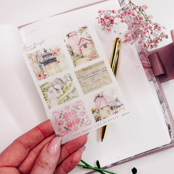 DECO STICKERS  | SHEET 12 | CLEAR/ MATTE  | JUN25 COLLECTION