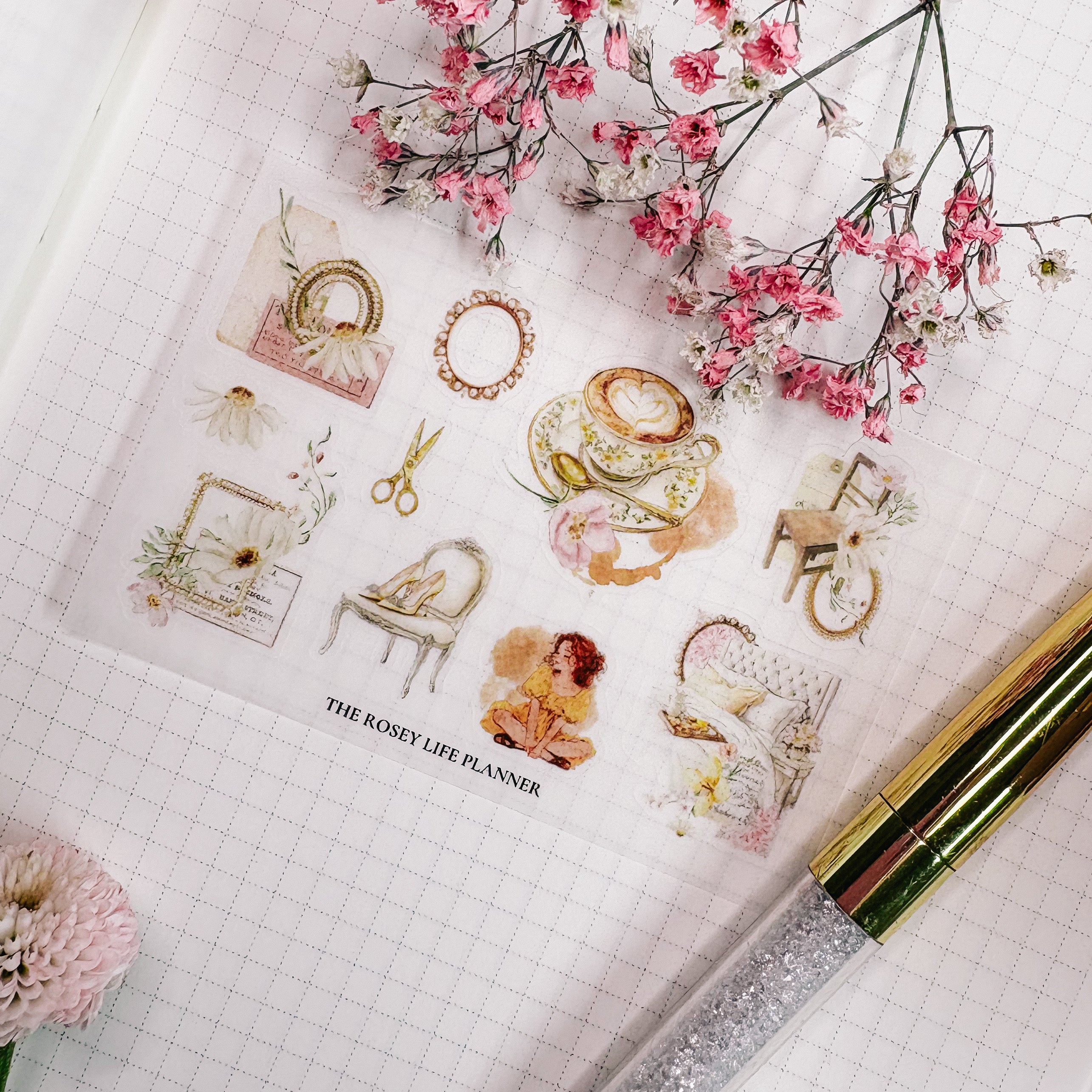 JUNE25 | MINI SHEET CLEAR MATTE - MINI STICKERS – theroseylifeplanner