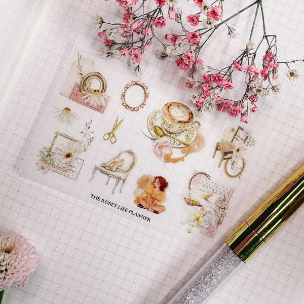 JUNE25 | MINI SHEET CLEAR MATTE - MINI STICKERS