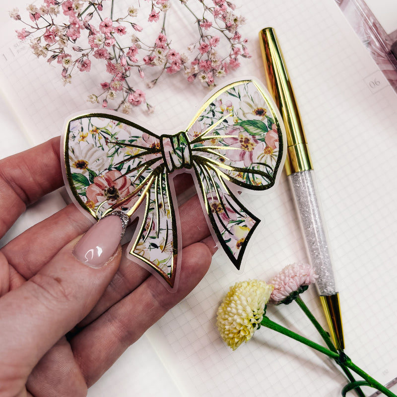 PET WITH GOLD FOIL | DIE CUT STICKER |  JUNE25 COLLECTION