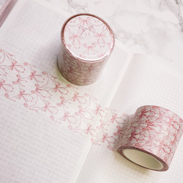 Washi Tape | 10 m - 4cm | Pink Bows