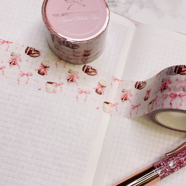 Washi Tape | 10 m - 3cm | Coffee & Bows