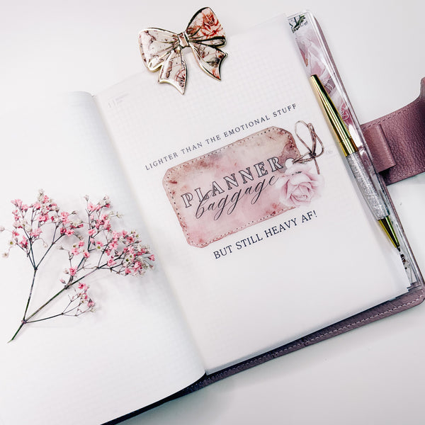 PLANNER DASHBOARD | FLORAL -  VELLUM | VINTAGE TRAVEL COLLECTION