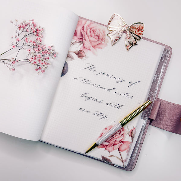 PLANNER DASHBOARD | FLORAL -  VELLUM | VINTAGE TRAVEL COLLECTION