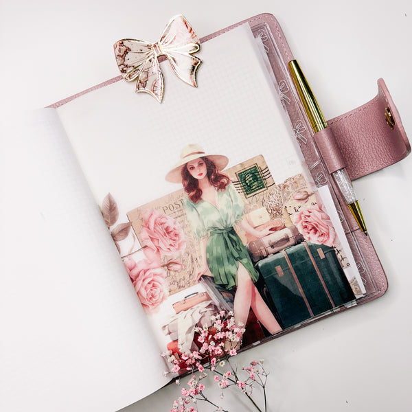 PLANNER DASHBOARD | FLORAL -  VELLUM | VINTAGE TRAVEL COLLECTION